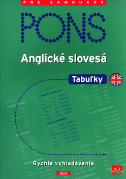 PONS - ANGLICKE SLOVESA - TABULKY