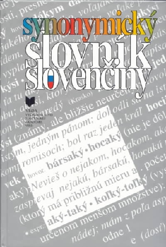 SYNONYMICKY SLOVNIK SLOVENCINY