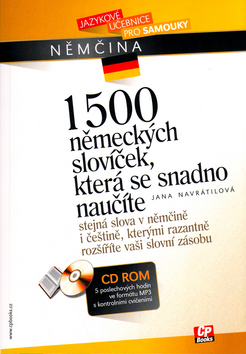 1500 NEMECKYCH SLOVICEK, KTERA SE SNADNO NAUCITE + CD ROM MP