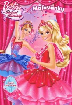 BARBIE A RUZOVE BALERINKY MALOVANKY