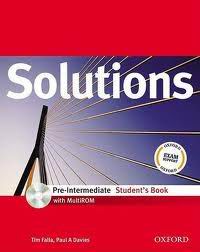 SOLUTIONS PRE-INTERMEDIATE STUDENT'S BOOK