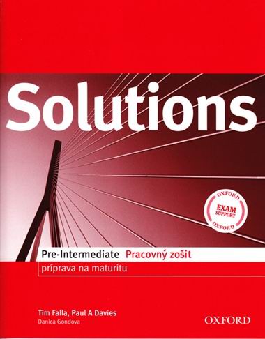 SOLUTIONS PRE-INTERMEDIATE PRACOVNY ZOSIT
