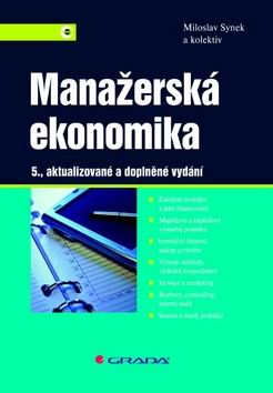 MANAZERSKA EKONOMIKA 5., AKTUALIZOVANE A DOPLNENE VYDANI