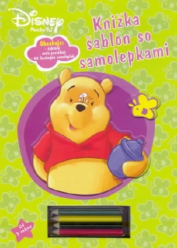 MACKO PUF - KNIZKA SABLON SO SAMOLEPKAMI