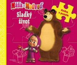 MASA A MEDVED SLADKY ZIVOT - KNIHA S PUZZLE