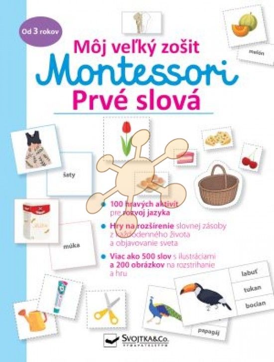 Prvé slová - Montessori - Môj veľký zošit