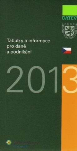 TABULKY A INFORMACE PRO DANE A PODNIKANI