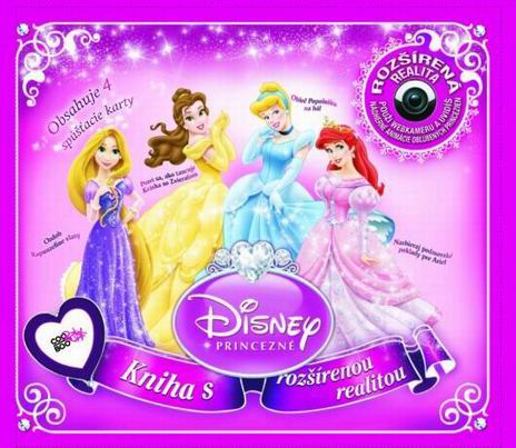 DISNEY PRINCEZNE KNIHA S ROZSIRENOU REALITOU