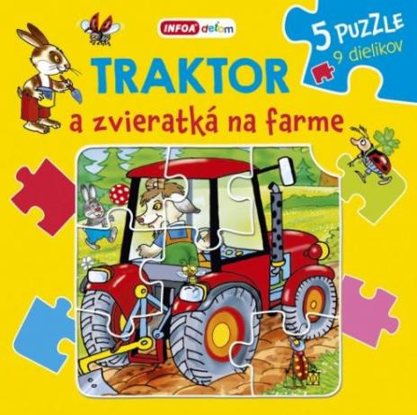 TRAKTOR A ZVIERATKA NA FARME