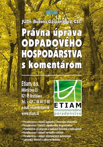 PRAVNA UPRAVA ODPADOVEHO HOSPODARSTVA S KOMENTAROM