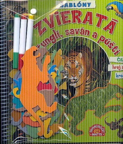 SABLONY - ZVIERATA DZUNGLI,SAVAN A PUSTI