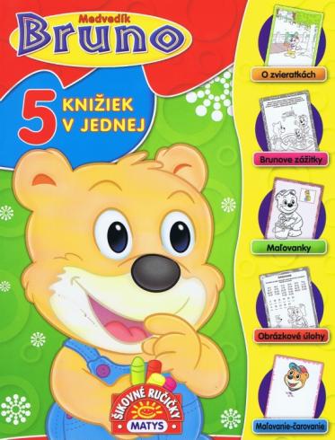 MEDVEDIK BRUNO 5 KNIZIEK V JEDNEJ