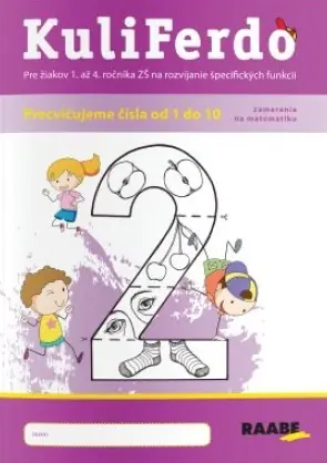 Kuliferdo - vývinové poruchy učenia - precvičujeme čísla od 1 po 10