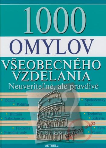 1000 OMYLOV VSEOBECNEHO VZDELANIA