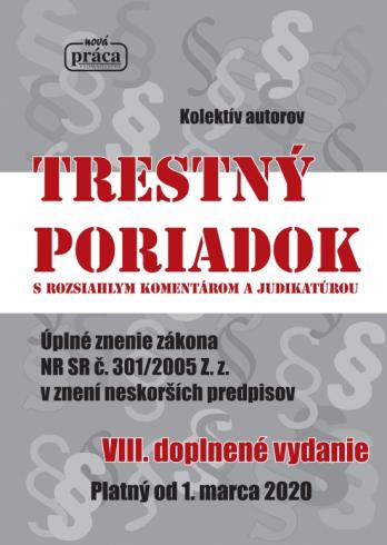 TRESTNY PORIADOK S KOMENTAROM A JUDIKATUROU