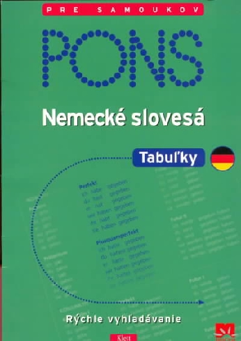 PONS - NEMECKE SLOVESA - TABULKY