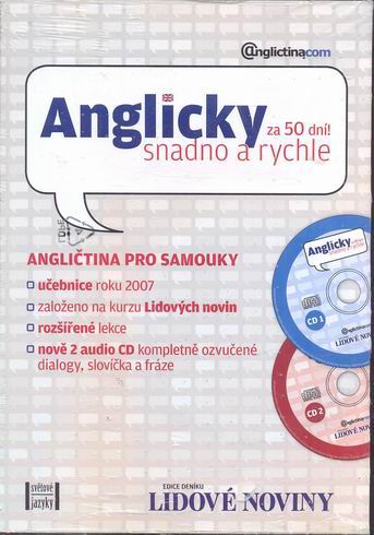 ANGLICKY ZA 50 DNI! SNADNO A RYCHLE + CD1,2
