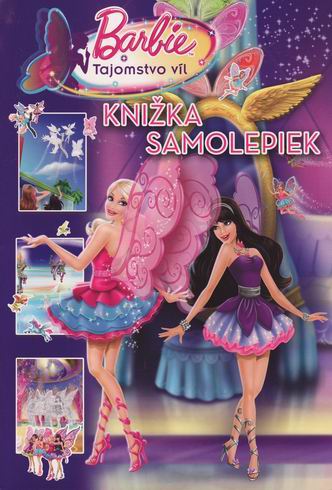 BARBIE TAJOMSTVO VIL - KNIZKA SAMOLEPIEK