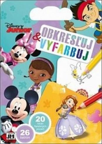 DISNEY JUNIOR OBKRESLUJ A VYFARBUJ