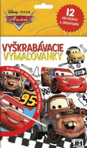 Vyškrabávacie vymaľovanky - Autá