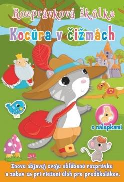 ROZPRAVKOVA SKOLKA KOCURA V CIZMACH S NALEPKAMI