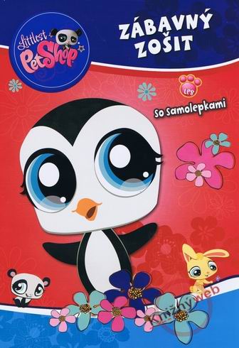 ZABAVNY ZOSIT SO SAMOLEPKAMI - LITTLEST PET SHOP