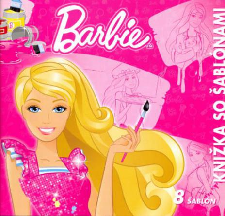 BARBIE KNIZKA SO SABLONAMI