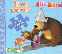 MASA A MEDVED SIKOVNI POMOCNICI KNIHA S PUZZLE