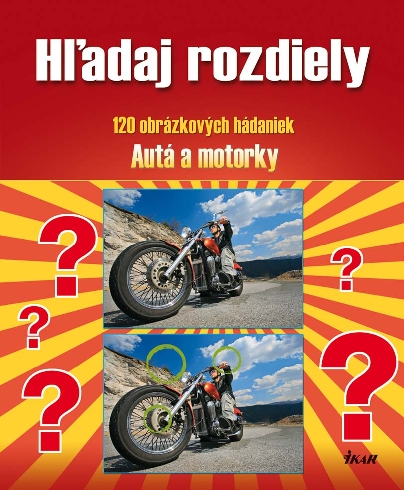 HLADAJ ROZDIELY 120 OBRAZKOVYCH HADANIEK - AUTA A MOTORKY