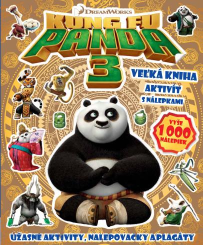 KUNG FU PANDA 3 VELKA KNIHA AKTIVIT S NALEPKAMI