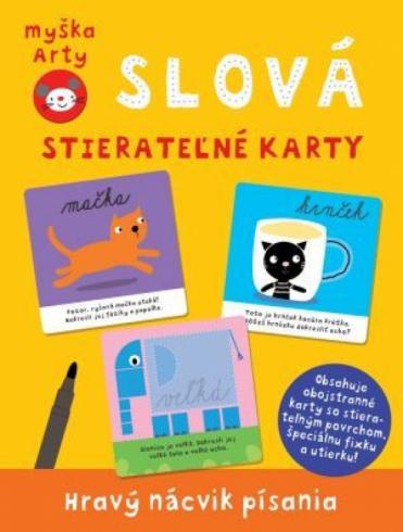SLOVA STIERATELNE KARTY