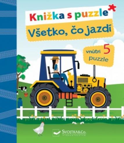 KNIZKA S PUZZLE VSETKO, CO JAZDI