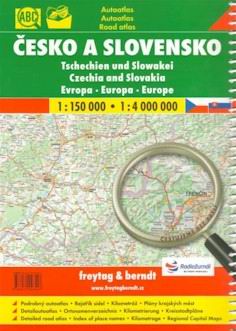 CESKO A SLOVENSKO 1:150000, 1:4000000