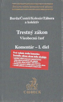 TRESTNY ZAKON VSEOBECNA CAST KOMENTAR - I. DIEL