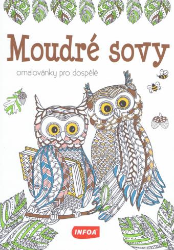 MOUDRE SOVY OMALOVANKY PRO DOSPELE