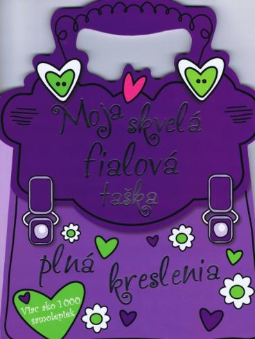 MOJA SKVELA FIALOVA TASKA PLNA KRESLENIA