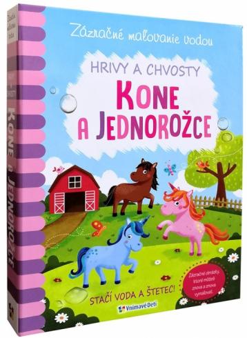 ZAZRACNE MALOVANIE VODOU,HRIVY A CHVOSTY,KONE A JEDNOROZCE